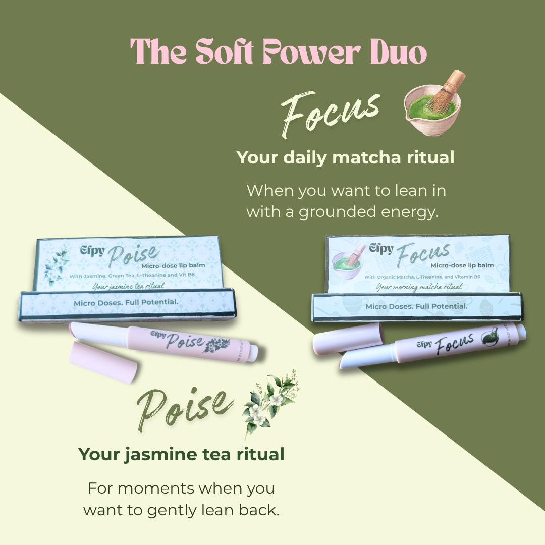 *New* Efpy Focus micro-dose lip balm | Organic Matcha