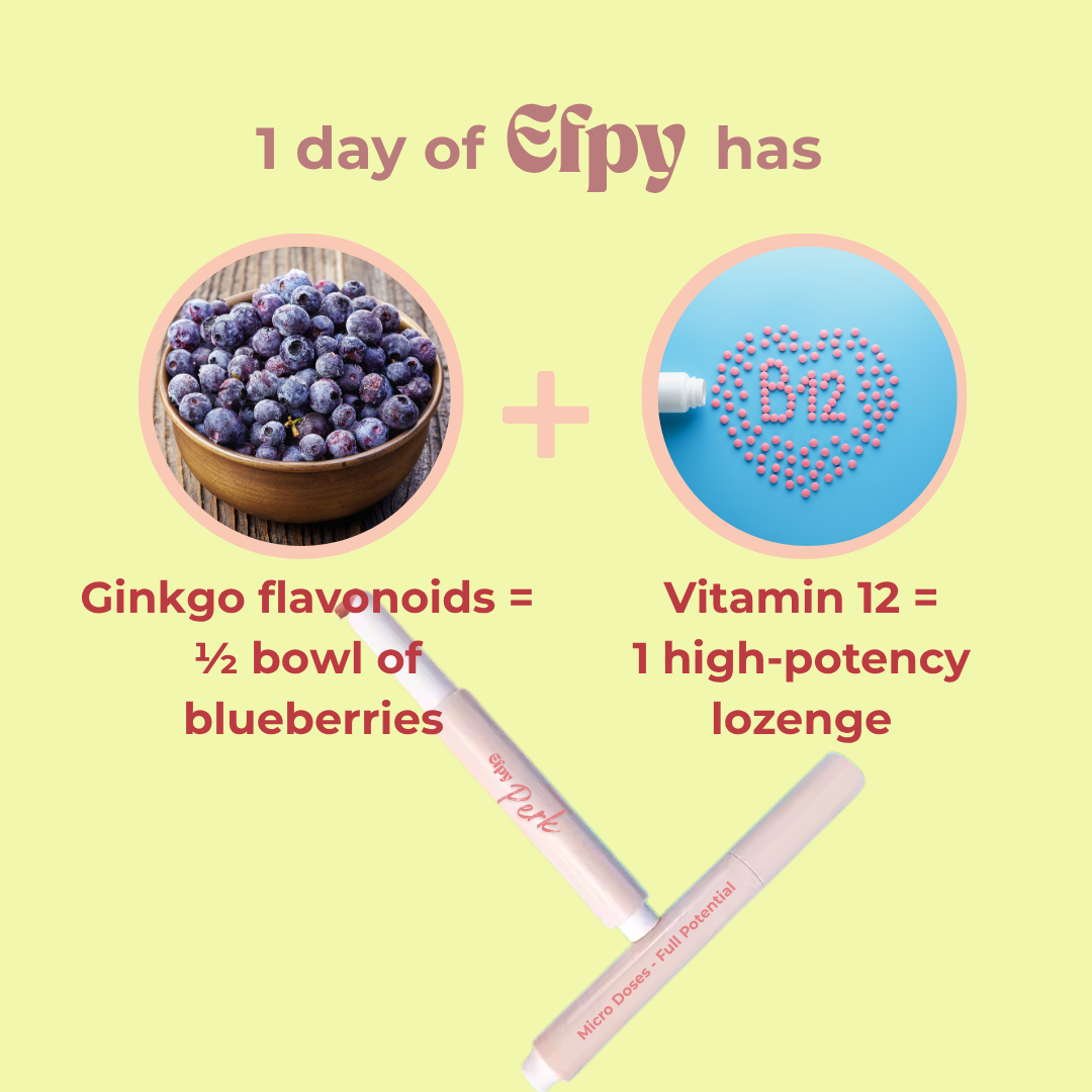 Efpy Perk micro-dose lip balm | Natural freshness & focus