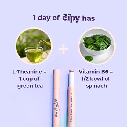 Efpy Calm micro-dose lip balm | Stress relief & relaxation