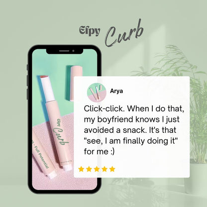 Efpy Curb micro-dose lip balm | Snack attack tamer